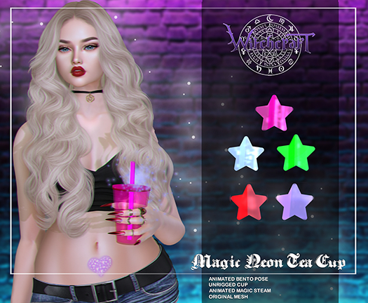 {WitchCraft} Magic Neon Tea Cup