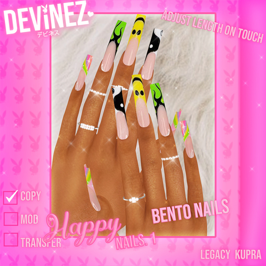 DEVINEZ - Happy Nail set. 1 Packed.