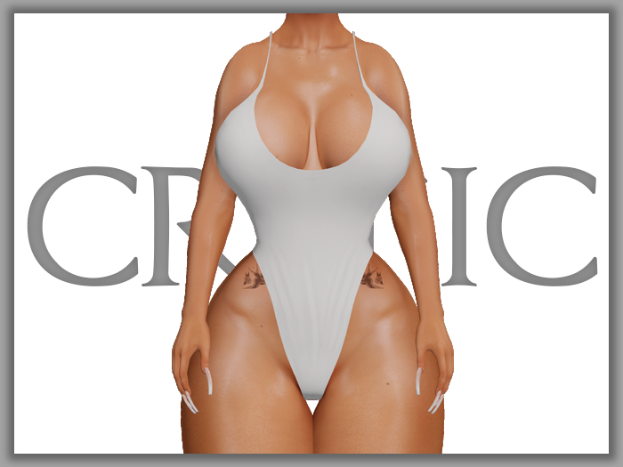 !CRITIC Raye Ribbed Bodysuit - White 