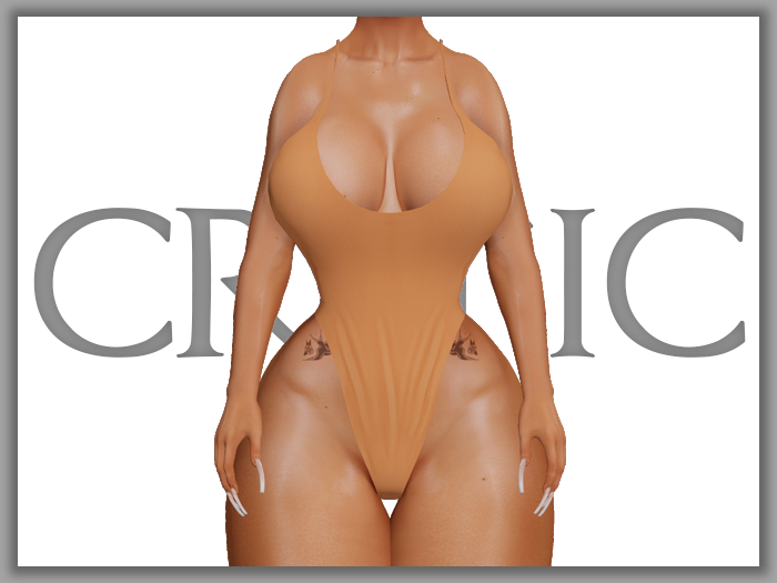 !CRITIC Raye Ribbed Bodysuit - Orange