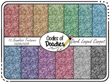 Oodles of Doodles - Dark Looped Carpet