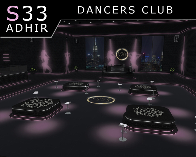 S33 - [Pink Neon] - Dancers Night Club & Disco - [ADHIR]- BOX