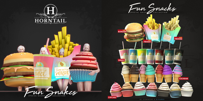 HORNTAIL - Fun Snacks Costumes / FATPACK / COPY / MODIFY