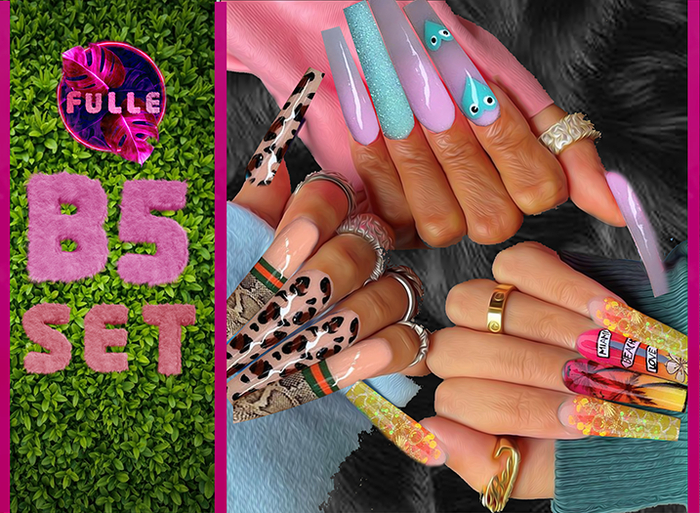 Second Life Marketplace FULLE B5 NAIL SET