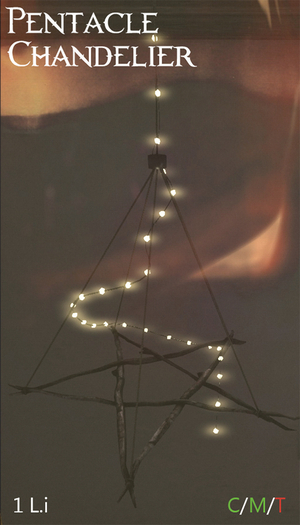 .Seance. Pentagram Chandelier