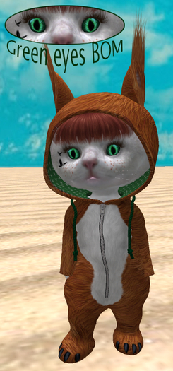 &MeoW& for DINKIES Green Eyes BOM