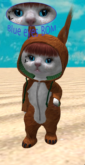 &MeoW& for DINKIES Blue eyes  BOM