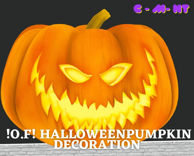 !O.F! halloween pumpkin decoration