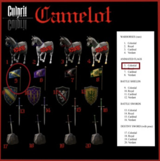Culprit Camelot Battle Standard Celestial