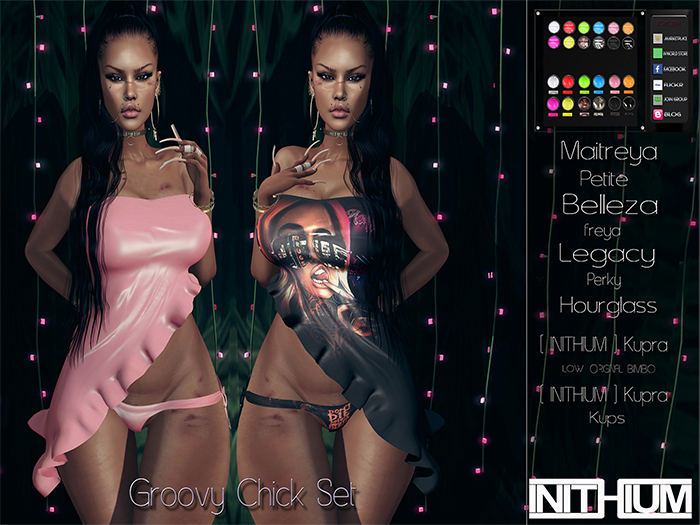[TOXIC BISH] Groovy Chick Set @ HUD