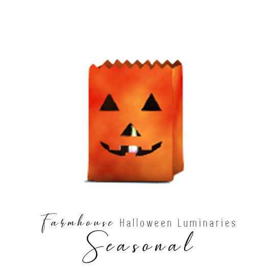 Farmhouse - Halloween Luminaries