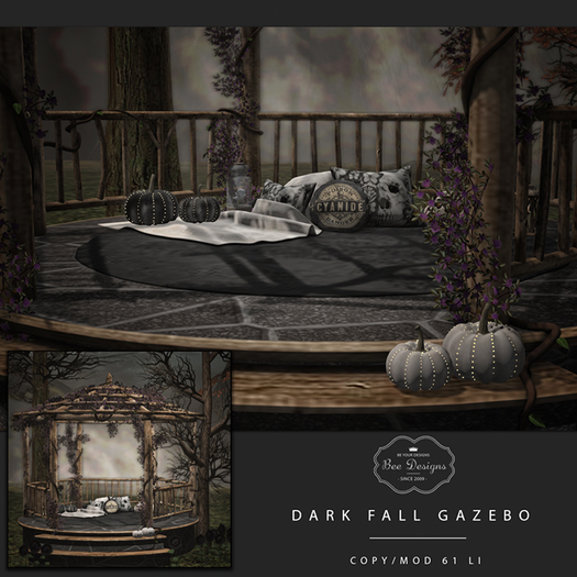 Bee Designs Dark Fall Gazebo PG