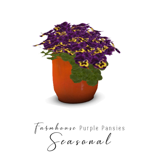 Farmhouse - Garden - Pansies - Multi