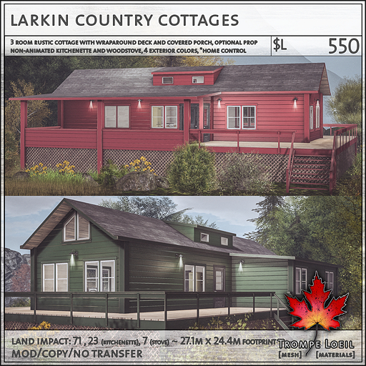 Trompe Loeil - Larkin Country Cottages [mesh]