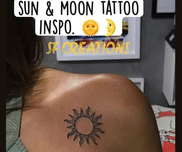 Sun moon Tattoo