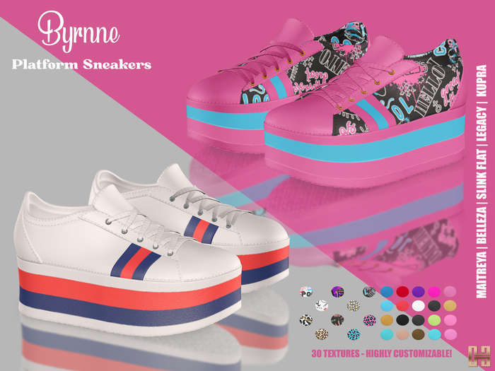 [hh] Byrnne Platform Sneakers