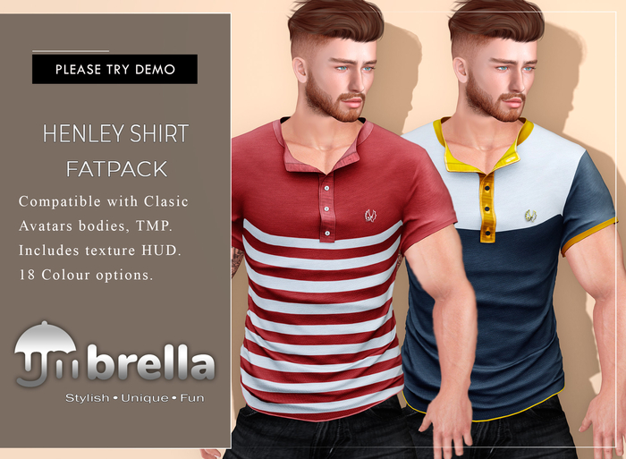 UMbreLLa - Fatpack Henley Shirt TMP CLASSIC