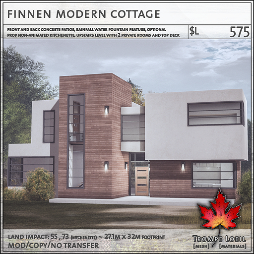 Trompe Loeil - Finnen Modern Cottage [mesh]