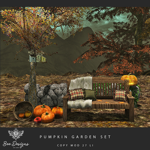 .:Bee Designs:. Pumpkin Garden set - box