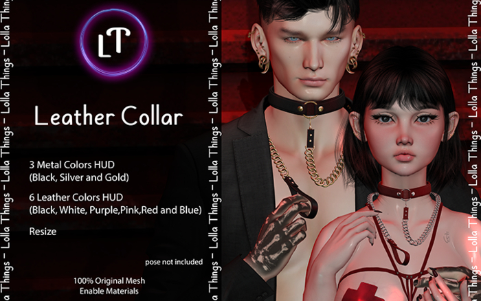 -Lolla- Leather Collar FATPACK 