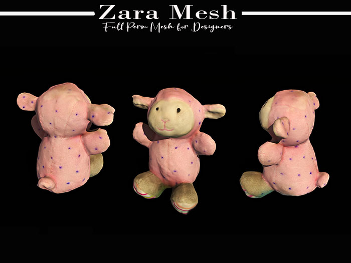 Zara Mesh - Toys - Sheep Plushie - FULL PERM MESH