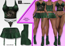 **GIANNA MICHAEL GREEN ROCKER STYLE COMPLET OUTFIT** (WEAR)