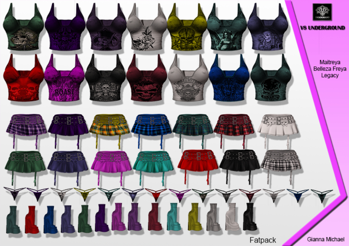 **DEMO**GIANNA MICHAEL ROCKER STYLE COMPLET OUTFIT** (WEAR)