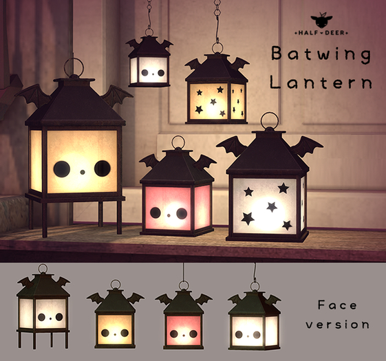 +Half-Deer+ Batwing Lantern [Face]