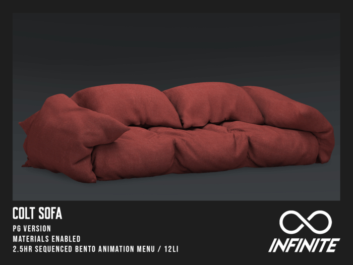 Infinite - Colt's Sofa (PG) *Red