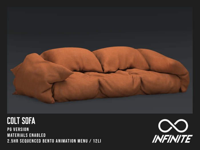 Infinite - Colt's Sofa (PG) *Orange