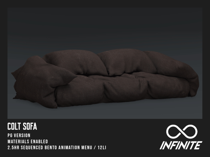 Infinite - Colt's Sofa (PG) *Brown