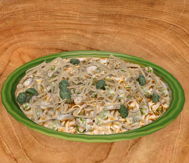 Second Life Marketplace DFS PD Chicken & Broccoli Alfredo (SALE)