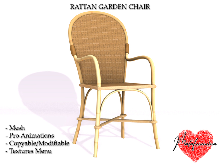[MLF] RATTAN GARDEN CHAIR