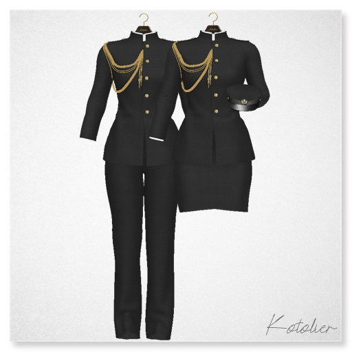 Kotolier . NavyUniform Female - black