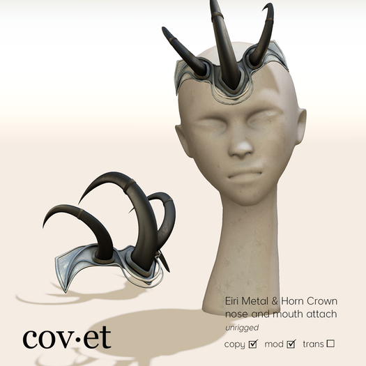 Cov.et - Eiri Metal and Horn Crown