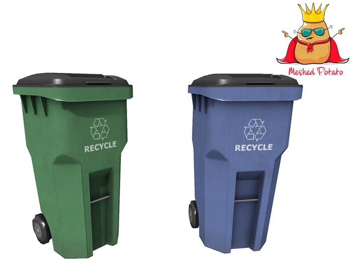 Meshed Potato - Wheelie Bin - Full Perm Mesh