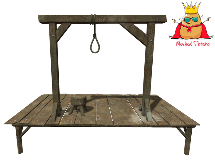 Meshed Potato - Medieval Gallows - Full Perm Mesh