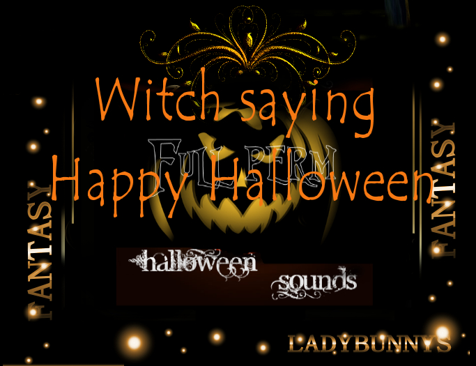 Bunny's Sounds-Witch Happy Halloween Sound (full perm sound effects)