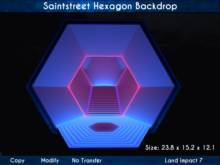 Saintstreet Hexagon Backdrop (WearAdd Unpack)