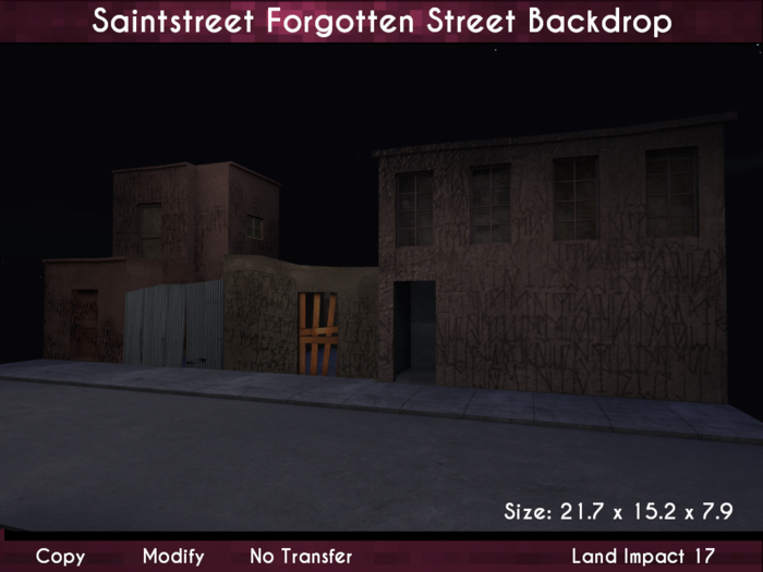Saintstreet Forgotten Backdrop (WearAdd Unpack)