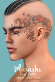((Mister Razzor)) Musashi Head Tattoo for Lelutka Evo X