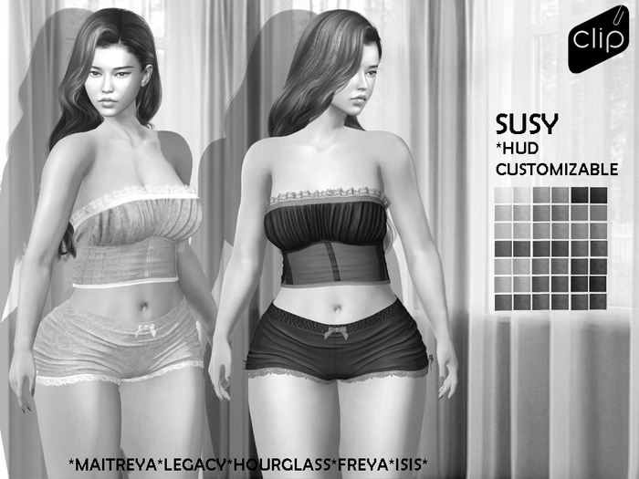 DEMO *<*CLIP*>*Susy Top and Shorts(ADD)