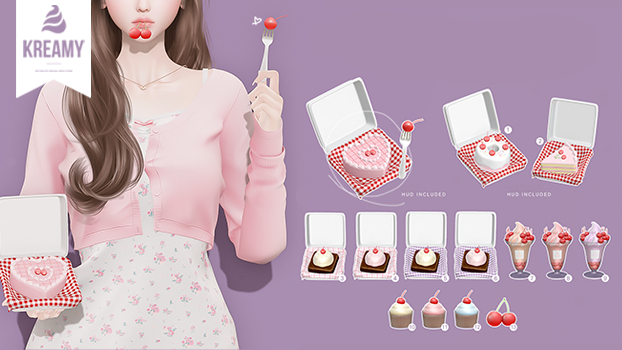 KREAMY. cherry bomb : fatpack