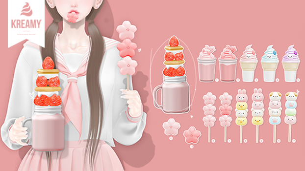 KREAMY. blooming spring : fatpack