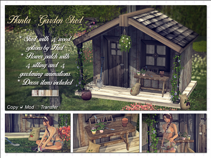 Hnt - Garden Shed with Texture Change