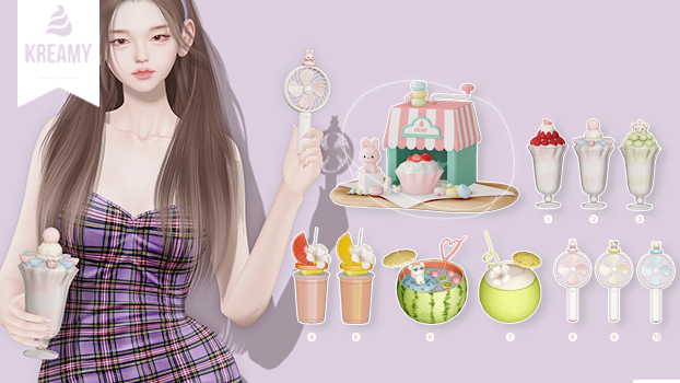 KREAMY. cool summer : fatpack