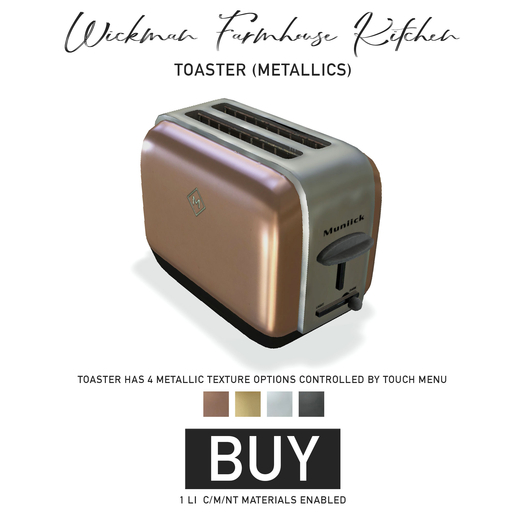 Muniick- Toaster (Metallics)