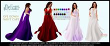 Delicatt Couture - EVE Gown with cape