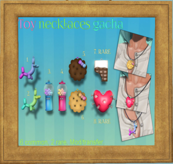 Light cookie necklace