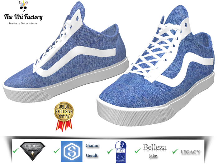:TWF: Boss Denim Sneaker Shoes